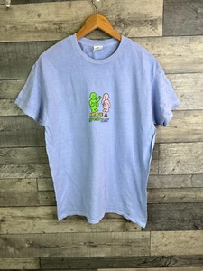 Urban Outfitters Graphic T Shirt Tee Size Small Blue Jelly Babies FU Print Funny - Picture 1 of 8