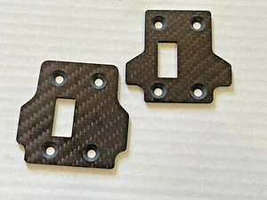 Placa de deslizamiento de acero delantera y trasera de fibra de carbono para Arrma Typhon Talion 6s Blx - Imagen 1 de 2