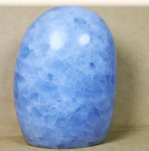 311g Natural Polished Blue Celestite Crystal Gem Specimen Freeform Reiki Stone - Picture 1 of 11