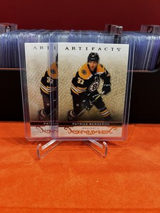 Patrice Bergeron Gold/silver, Upper Deck Artifacts, Boston Bruins