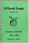 1981-82 Daughters of the Nile Booklet Al Phurah Temple Montgomery Alabama 126 
