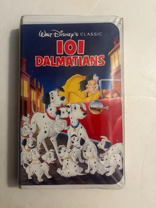DISNEY Black Diamond Classics 101 DALMATIONS Clamshell Case & VHS - Picture 1 of 3