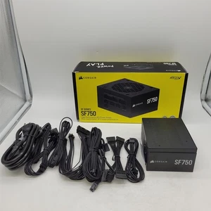 CORSAIR SF750 Fully Modular Low Noise 80 Plus Platinum ATX PSU – ATX 3.0 – Black - Photo 1/5