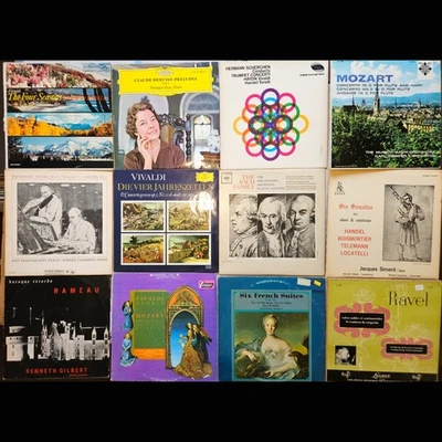 Vintage 12 LP Lot #AIL: Classical Music Debussy Mozart Beethoven Ravel VG Vinyl - Image 1 of 4