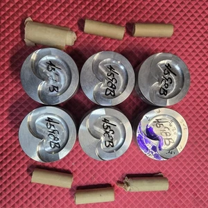 6 Ea. Pistons Diamond Racing McLaren Racing Job No. 4598B, 3.805 - Picture 1 of 8