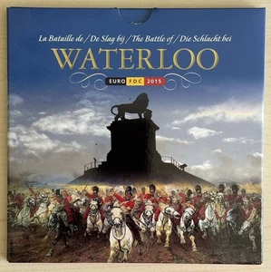 KMS Belgien 2015, Waterloo inkl. Sondermünze 2,5 Euro Waterloo - Bild 1 von 4