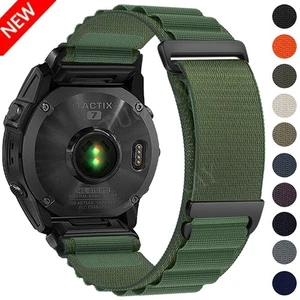 20mm Quick Fit Nylon Loop Band Strap For Garmin Fenix 8 43mm 7S 6S Pro 5S Plus - Picture 1 of 44