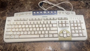 Compaq USB Wired Vintage Keyboard Model KU 9978 Tactile Computer PC Mouse Dell - Picture 1 of 4