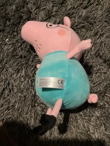 BNWOT New Peppa Pig Soft Plush Toy - Daddy Pig - 28cm - Picture 1 of 6