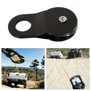 22,000 lbs Black Snatch Block 10 T Recovery Winch Pulley off road ATV UTV Tow - Picture 1 of 8