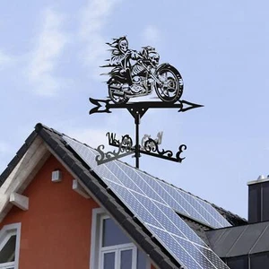 Artist Gather Grim Reaper Roofs Weather Vane Retro Farm Scene Garden Stake - Picture 1 of 7