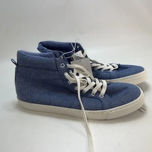 New Old Navy Men’s Size 10 Blue 1994 High Top Lace Up Sneakers Denim Cushioned - Picture 1 of 6