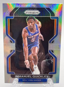 IMMANUEL QUICKLEY 2021-22 PANINI PRIZM SILVER  NEW YORK KNICKS #129