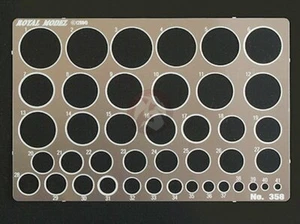 Royal Model 1/35 Spray Masking Paint Stencil Template #2 AFV Wheels & Tires 358 - Picture 1 of 1