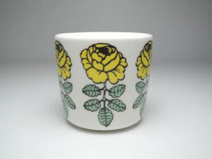 marimekko oiva VIHKIRUUSU latte mug coffee cup yellow porcelain 婚礼玫瑰马克杯 - Picture 1 of 2