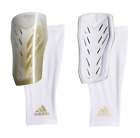 ADIDAS X 20 SG Pro White Gold Silver Soccer Shin Guards Adult Mens Womens Sz S M