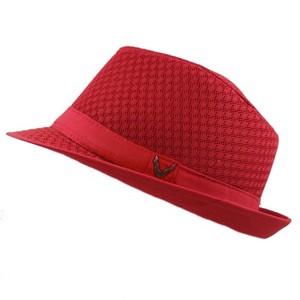 Size L Fedora Red Hats for Men for sale 