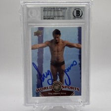 2010 Upper Deck World of Sports Auto #204 Greg Louganis Diving