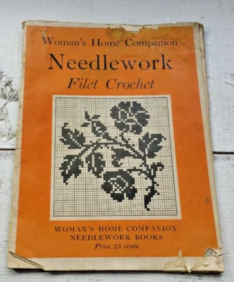 1915 Woman's Home Companion Needlework Filet Crochet Vtg Booklet Pattern Marvin - Image 1 of 4