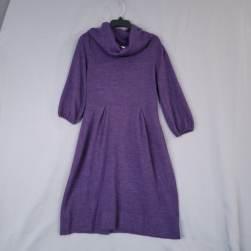 Alyx Vestito Donna Cambio Scollo Cappuccio Midi Pullover Viola Taglia M
