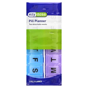 Two Detachable Weeks Pill Planner, 1 Count - Picture 1 of 3