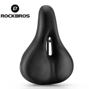 ROCKBROS Bicycle Saddle Cycling Seat Mountain MTB Bike Seat Hollow Comfort - Picture 1 of 18