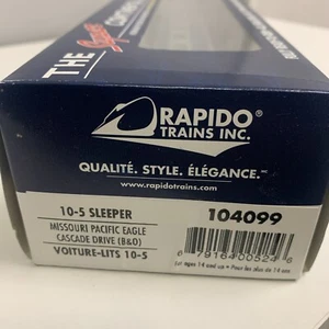 Rapido 104099 Missouri Pacific Eagle 10-5 Schlafwagen neu im Karton - Bild 1 von 5
