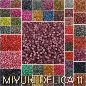 Delica 11/0 Miyuki S/L DURACOAT Beads #2144-2207 7gram - Picture 1 of 50