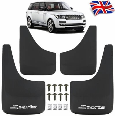 Sports Splash Guards Mud Flaps For Land Rover Range Rover MK III L322 L405 L460 - Image 1 of 4