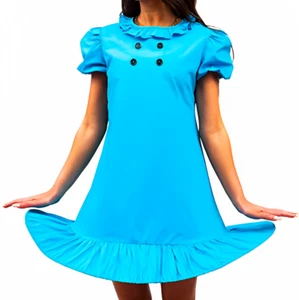 Women's Peanuts Lucy Good Grief Halloween Comic Con Cosplay Dress - Picture 1 of 12