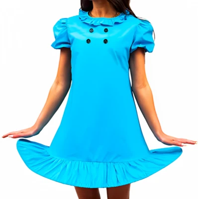 Women's Peanuts Lucy Good Grief Halloween Comic Con Cosplay Dress - Image 1 of 4