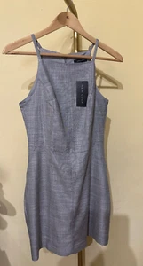 Stylish Office/Smart little grey dress- US 4/Small- Bought in New Look-England - Picture 1 of 6