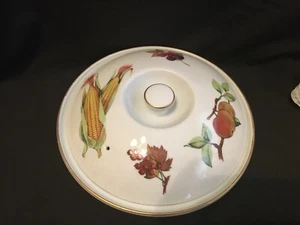 Royal Worcester Evesham Dorado Redondo Cubierto Cuenco para Servir Perilla Mango 8.5" - Imagen 1 de 8