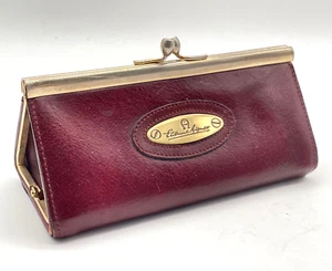 Etienne AIGNER Geldbörse Portemonnaie Portemonee Etui Tasche vintage bordeux - Bild 1 von 11