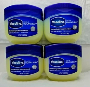 LOT OF 4-VASELINE ORIGINAL Skin Pure Petroleum Healing Jelly Cream 13 - Picture 1 of 2