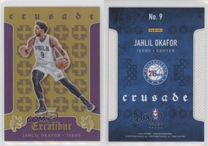 2015-16 Panini Excalibur Crusade Purple /60 Jahlil Okafor #9 Rookie RC