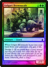 Golgari Brownscale FOIL Ravnica: City of Guilds HEAVILY PLD Common CARD ABUGames