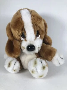 Applause Plüschtier Sad Sam Jr braun weiß Welpe Hund 7,5 Zoll Hund 8482 Korea - Bild 1 von 11