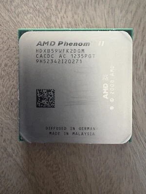 AMD Phenom II HDXB59WFK2DGM B59 X2 Dual Core AM3 AM2 3,4 GHZ - ¡Vendedor de EE. UU.! Foto 1 de 2