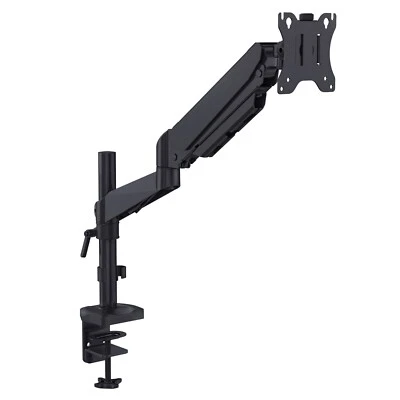 JUICEUP Single Pneumatic Spring Monitor Arm Desk Stand, 15 – 34 inch Screen - Image 1 of 4