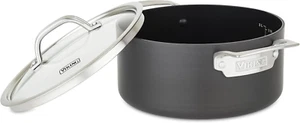 Culinary Non Stick Stock Pot, 4 Quart Hard Anodized Nonstick Soup Cooking Pot Wt - Picture 1 of 5