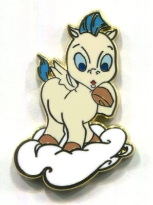 Disney Pins White Baby Pegasus Standing on Cloud RARE Hercules Pin - Image 1 of 2