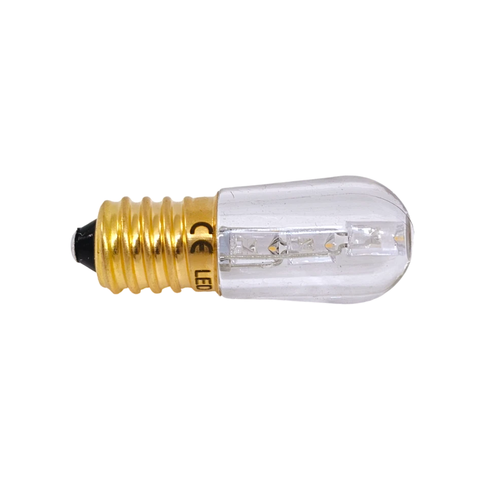 Lampadina Votiva Led 0,3W 12V 24V AC/DC E14 Luce Bianca Calda per Cimitero Lo...