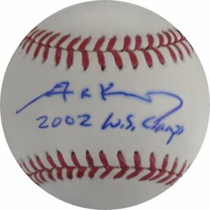 Adam Kennedy Hand Signed Autographed Baseball 2002 World Series Champs PSA/DNA