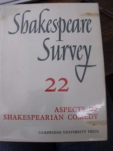 Shakespeare Survey 22 Aspects of Shakespearian Comedy - Picture 1 of 1