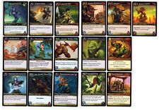 World of Warcraft Dark Portal Trading Card Game Lot 16 Cards Blizzard 2007 IT