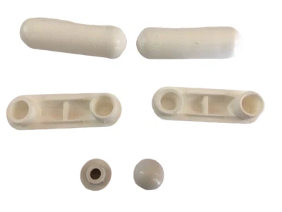 Set 6 Paracolpi Wc per sedile Water Tazza Bagno Ricambi Cefalo California Rekord - Immagine 1 di 4