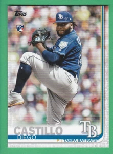 2019 Topps #650 DIEGO CASTILLO RC Tampa Bay Rays ROOKIE CARD - Picture 1 of 2