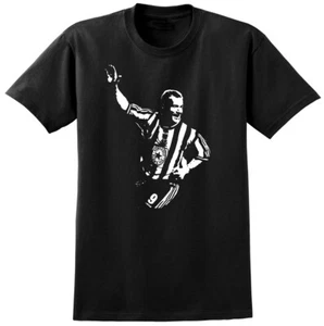 Alan Shearer Football Icon T-shirt - Classic Retro Newcastle FC Fan Tee Shirt - Picture 1 of 1