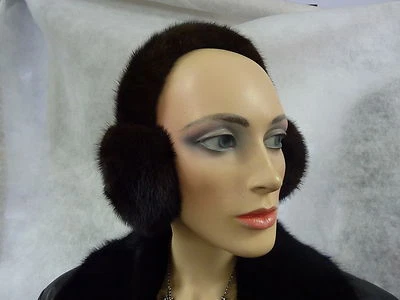 NUEVO.. OREJERA VISÓN Genuina Caoba MARRÓN-TODA PIEL-   Foto 1 de 4